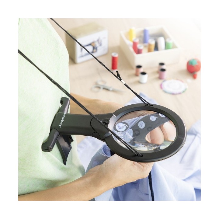 Loupe Mains Libres avec Voyant LED Zooled InnovaGoods