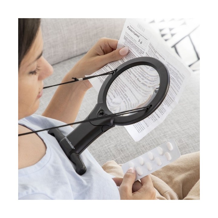 Loupe Mains Libres avec Voyant LED Zooled InnovaGoods