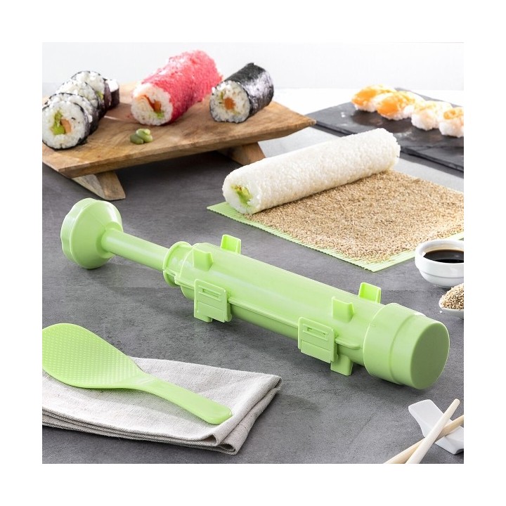Set de sushi avec recettes Suzooka InnovaGoods 3 Pièces