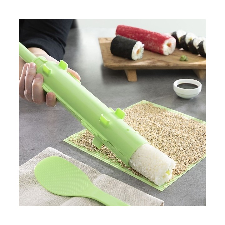 Set de sushi avec recettes Suzooka InnovaGoods 3 Pièces