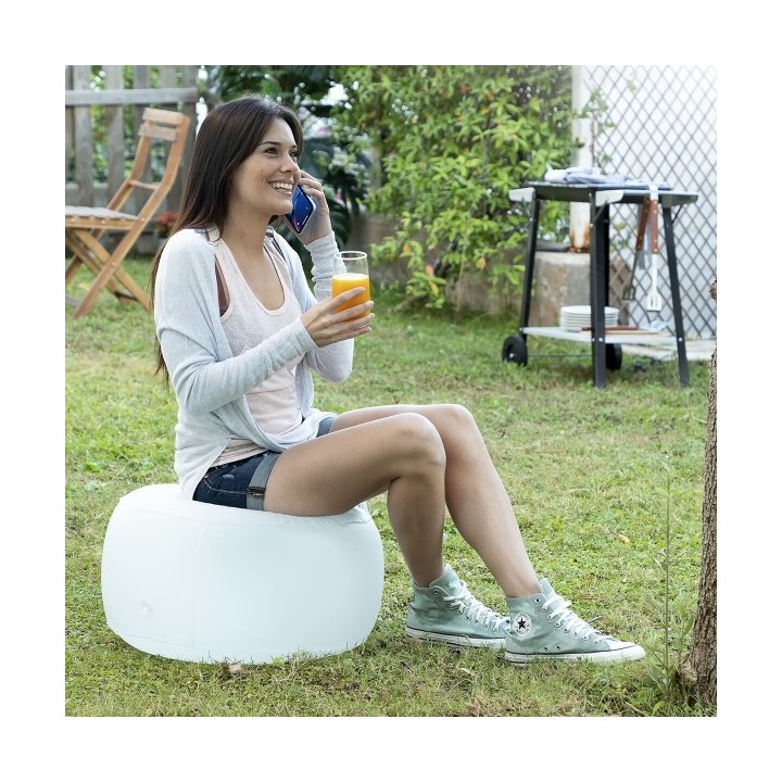 Siège gonflable avec LED multicolore et télécommande Pulight InnovaGoods