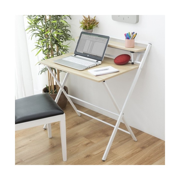 Bureau Pliable avec Étagère Tablezy InnovaGoods