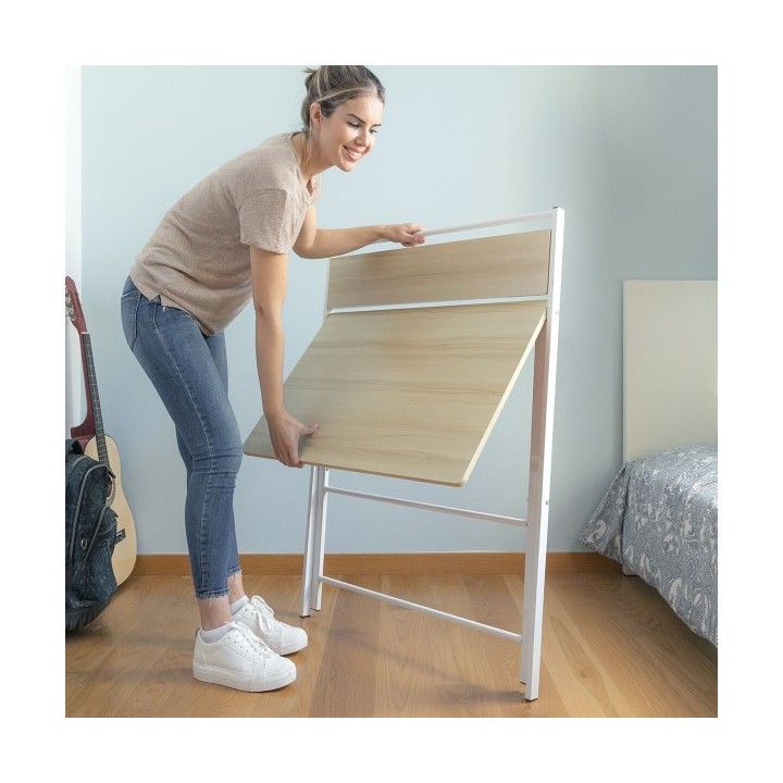 Bureau Pliable avec Étagère Tablezy InnovaGoods