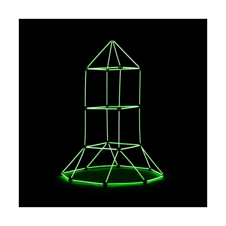 Kit de Construction de Fort pour Enfants Builkitt InnovaGoods 155 Pièces