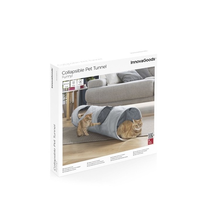 Tunnel de Jeu Pliable pour Animaux de Compagnie Funnyl InnovaGoods