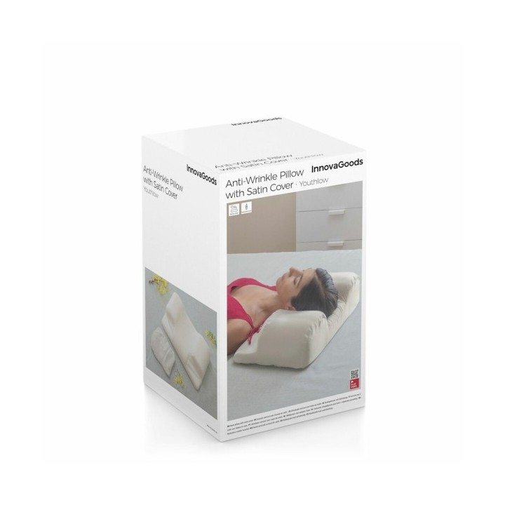 Oreiller Cervical Anti Rides avec Housse en Satin Youthlow InnovaGoods