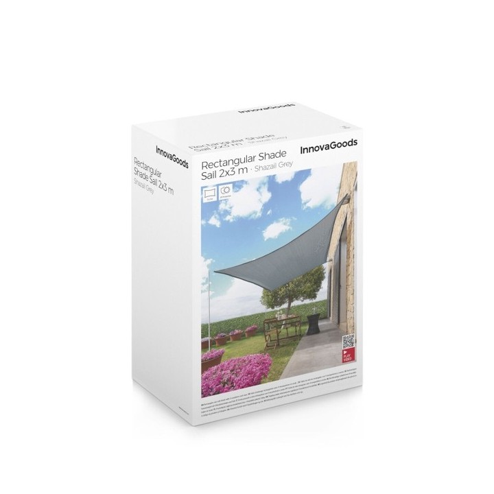 Voile d’Ombrage Rectangulaire Shazail InnovaGoods 2 x 3 m