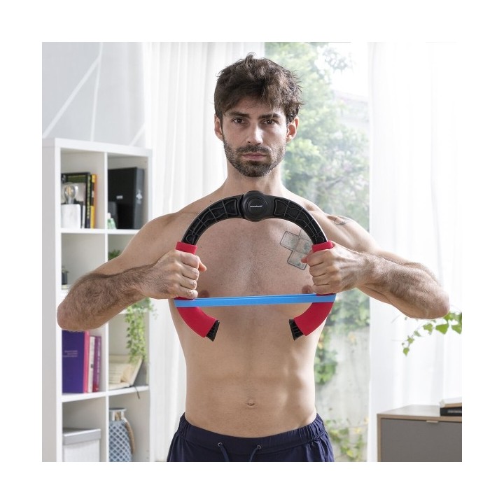 Appareil de Musculation pour Bras Réglable avec Résistance et Guide d´Exercices Forcearc InnovaGoods