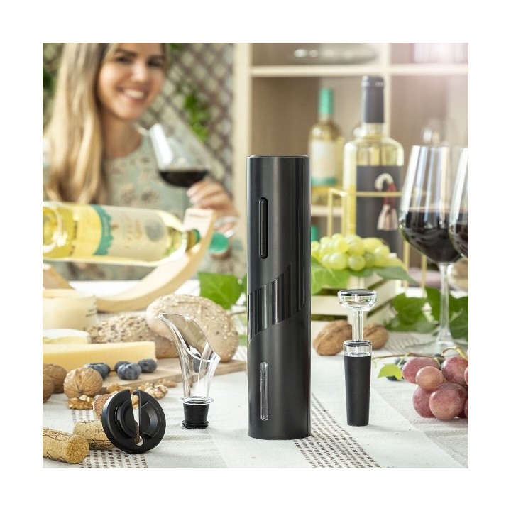 Tire bouchon Électrique avec Accessoires pour le Vin Corking InnovaGoods