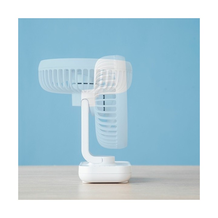 Ventilateur de Bureau Rechargeable Fanrec InnovaGoods Ø5,4'' 3600 mAh / 13,3 W