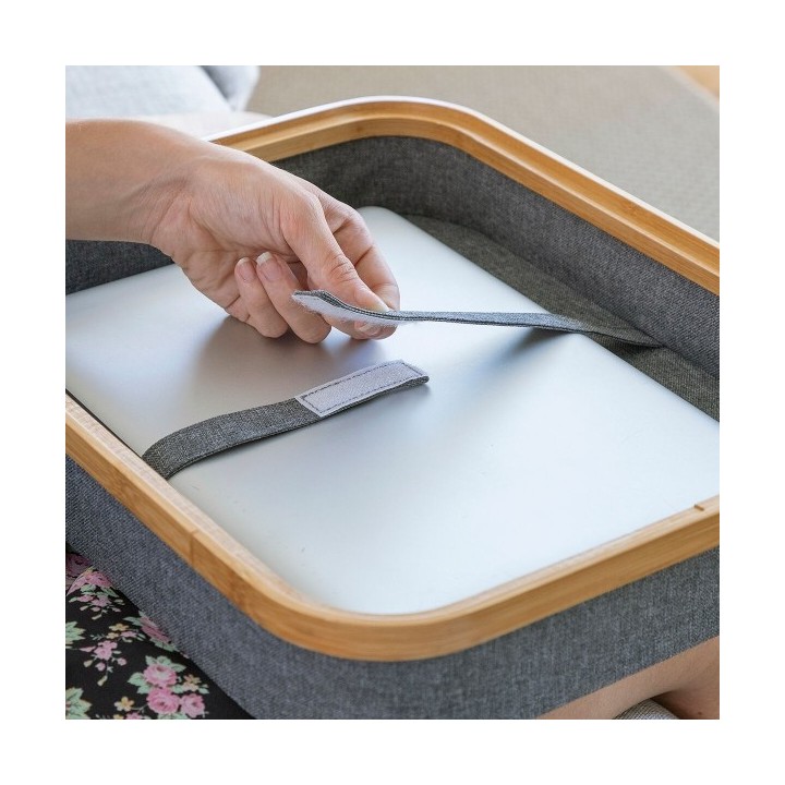 Bureau Portatif avec Plateau de Rangement Larage InnovaGoods