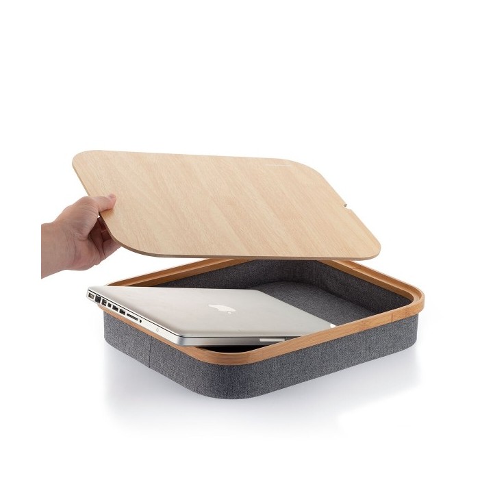 Bureau Portatif avec Plateau de Rangement Larage InnovaGoods