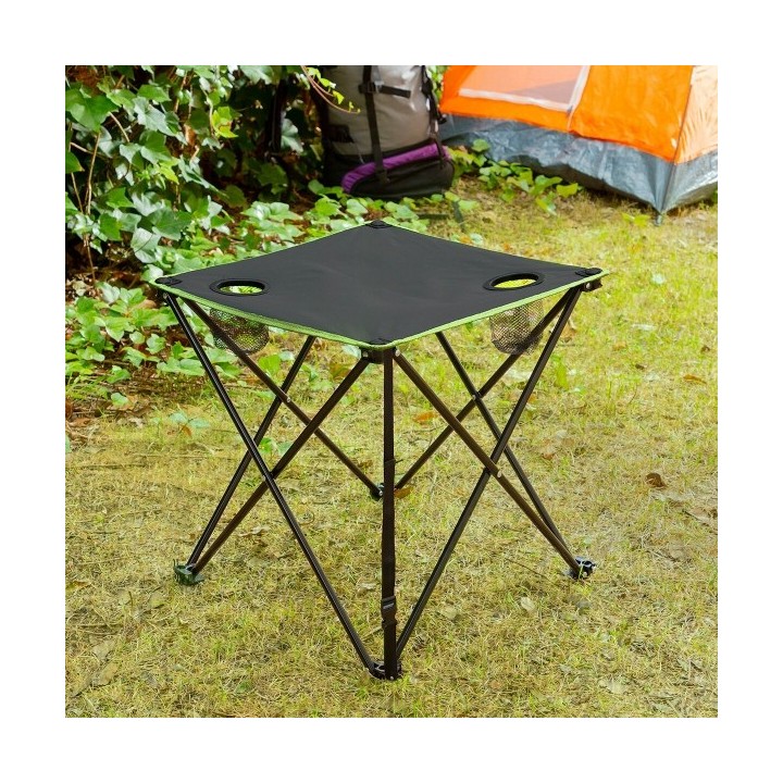 Table de Camping Pliable en Tissu avec Housse Cafolby InnovaGoods