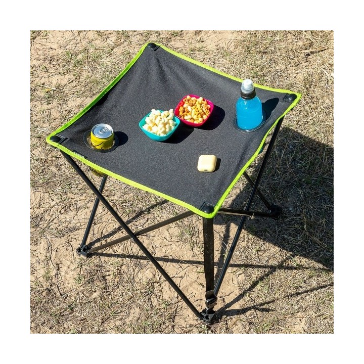 Table de Camping Pliable en Tissu avec Housse Cafolby InnovaGoods