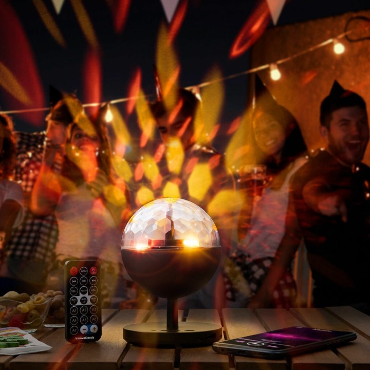 Projecteur LED Rechargeable avec Haut parleur Istarlyt InnovaGoods