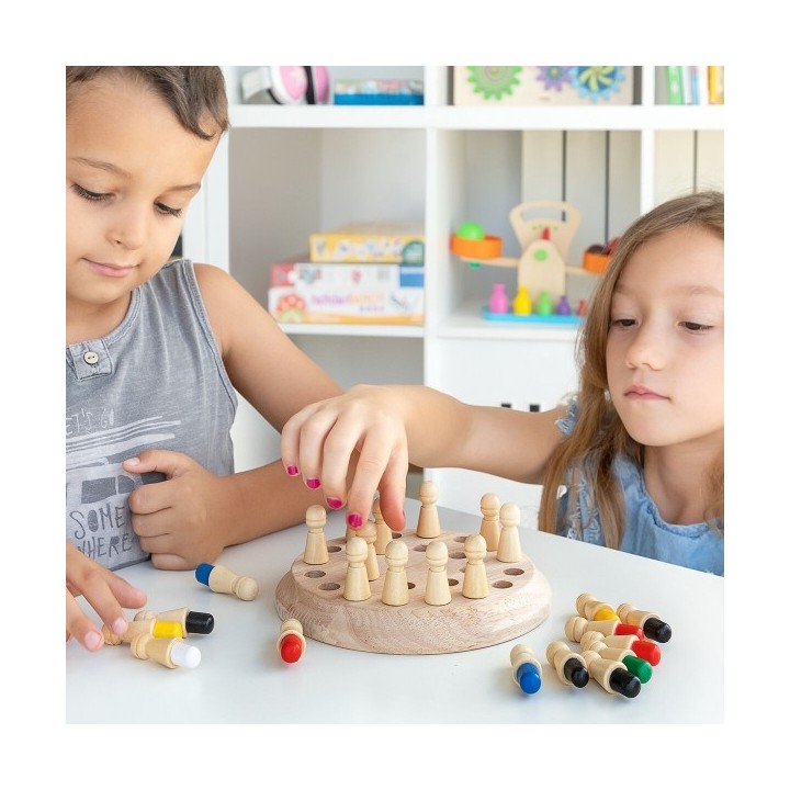 Jeux de mémoire en bois Taeda InnovaGoods 26 Pièces