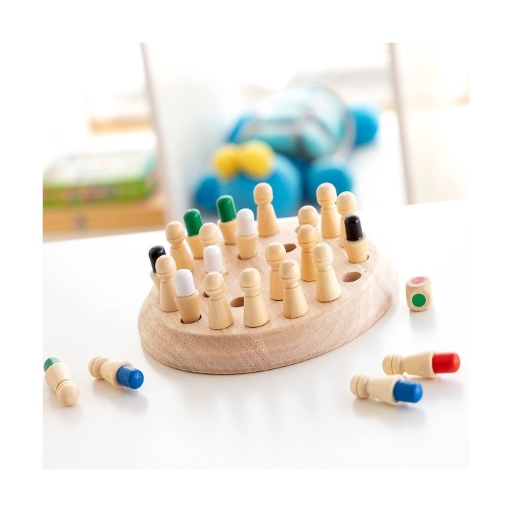 Jeux de mémoire en bois Taeda InnovaGoods 26 Pièces