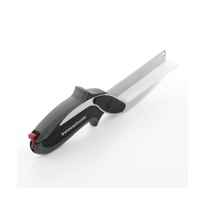 Couteau Ciseau avec Mini Planche à Découper Intégrée Scible InnovaGoods