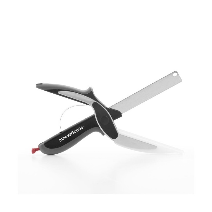 Couteau Ciseau avec Mini Planche à Découper Intégrée Scible InnovaGoods