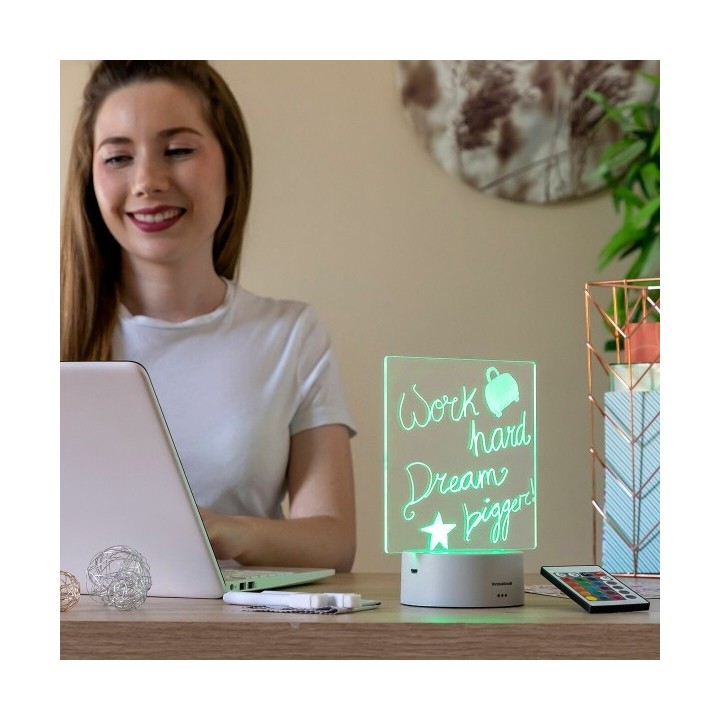 Tableau de Notes et Messages LED Lemo InnovaGoods