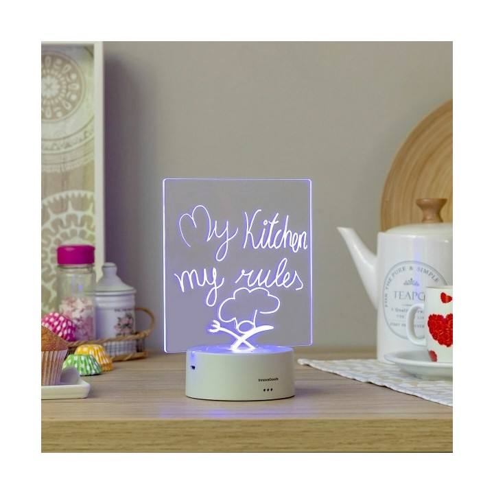 Tableau de Notes et Messages LED Lemo InnovaGoods