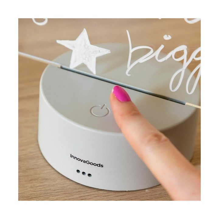 Tableau de Notes et Messages LED Lemo InnovaGoods