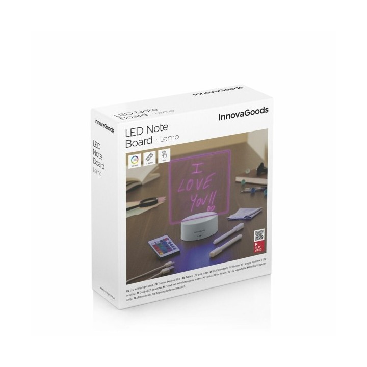 Tableau de Notes et Messages LED Lemo InnovaGoods