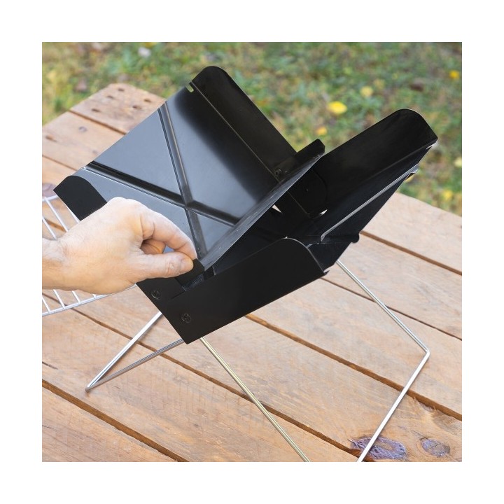 Mini barbecue Pliable Portable pour Charbon Foldecue InnovaGoods