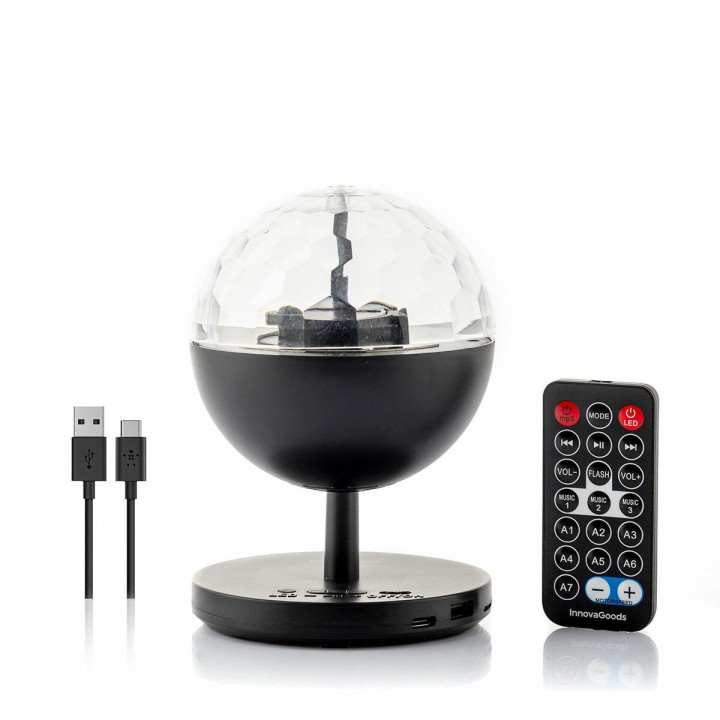 Projecteur LED Rechargeable avec Haut parleur Istarlyt InnovaGoods