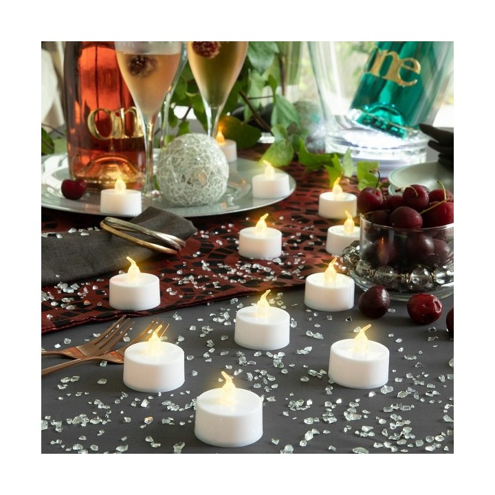 Lot de Bougies Chauffe plat LED Romandle InnovaGoods 12 Unités