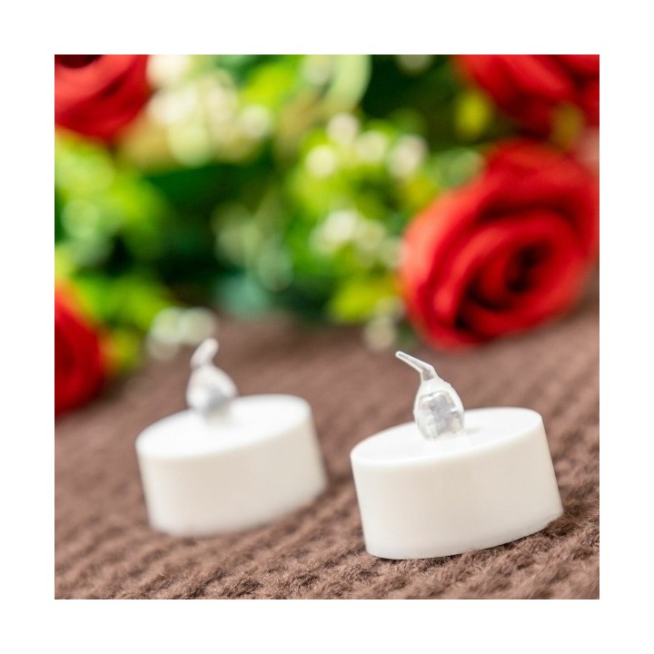 Lot de Bougies Chauffe plat LED Romandle InnovaGoods 12 Unités