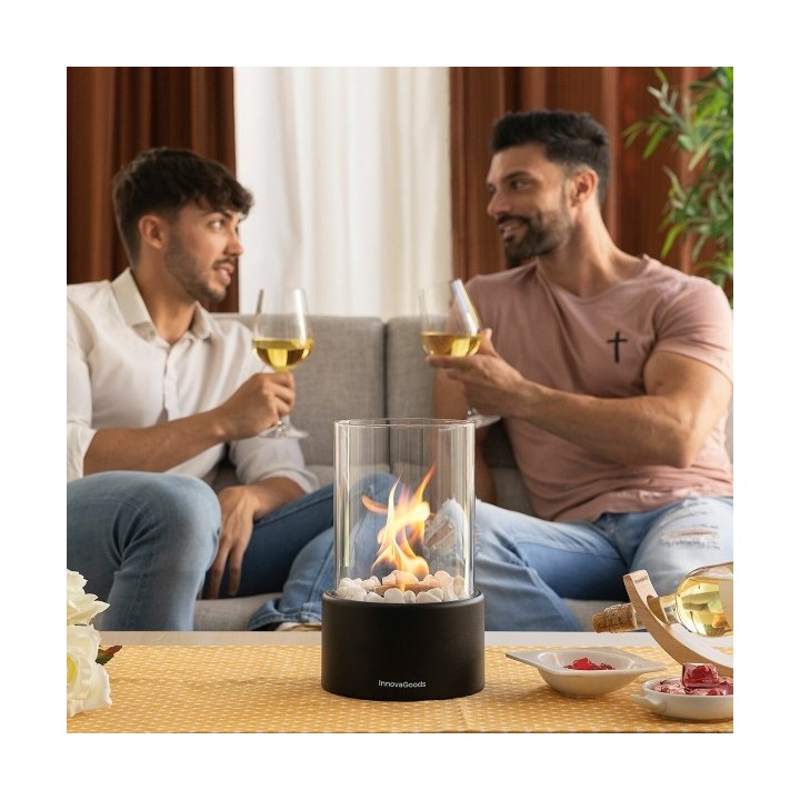 Cheminée de Table Décorative au Bioéthanol Heatfir InnovaGoods