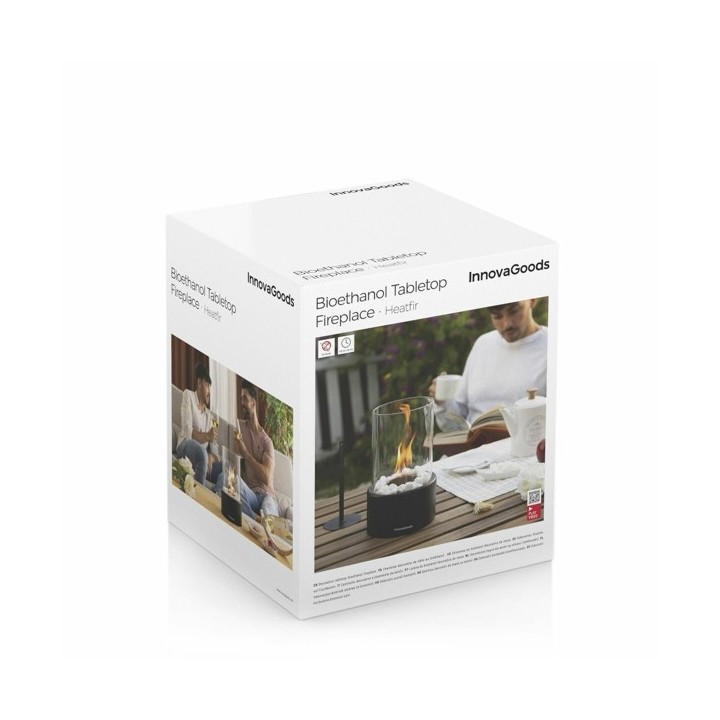 Cheminée de Table Décorative au Bioéthanol Heatfir InnovaGoods
