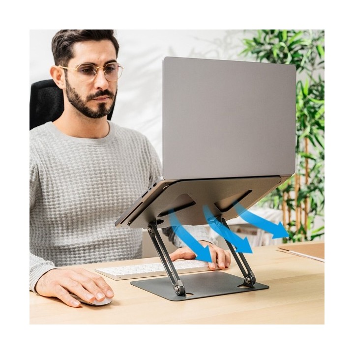 Support Pliable et Réglable pour Portable Lastan InnovaGoods