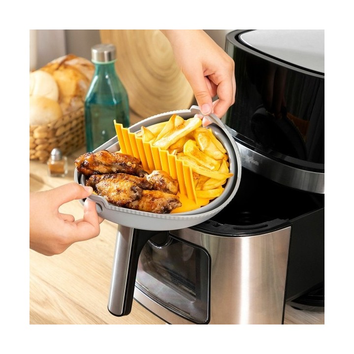 Panier en Silicone Pliable pour Friteuses à Air Fliynner InnovaGoods