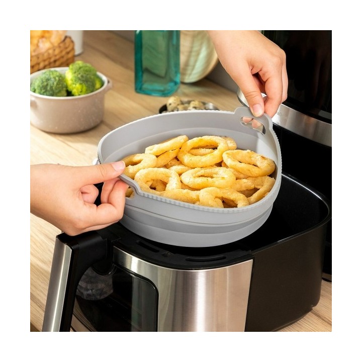 Panier en Silicone Pliable pour Friteuses à Air Fliynner InnovaGoods