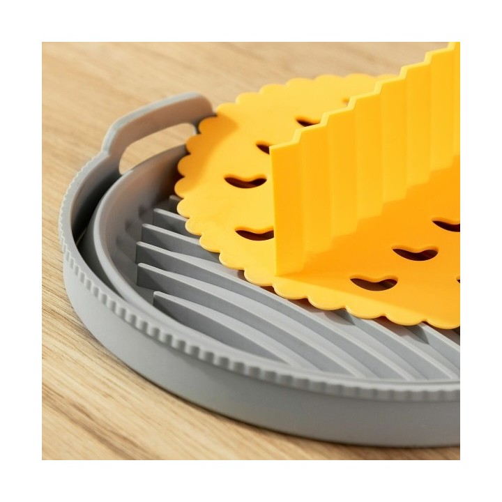 Panier en Silicone Pliable pour Friteuses à Air Fliynner InnovaGoods