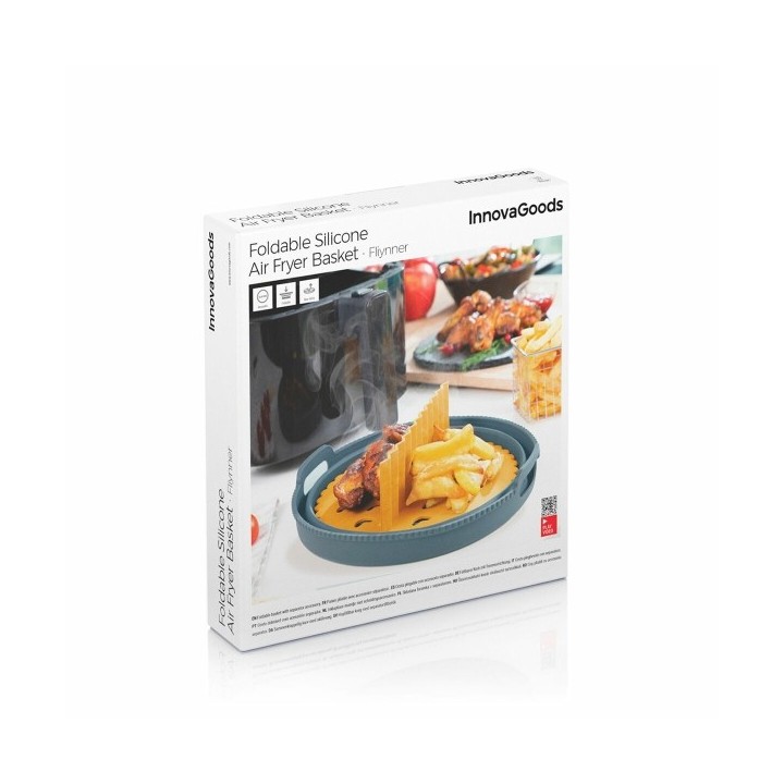 Panier en Silicone Pliable pour Friteuses à Air Fliynner InnovaGoods