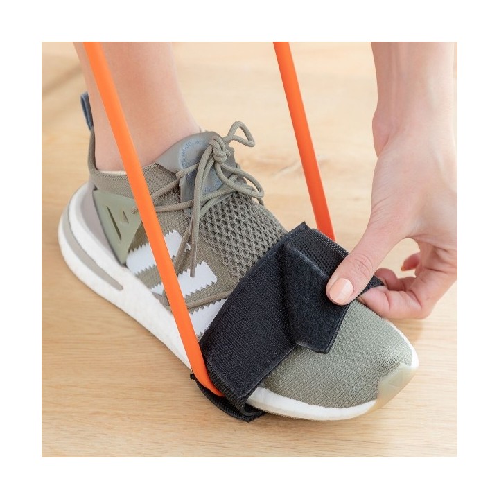Ceinture avec bandes de résistance pour les fessiers et guide d'exercices Bootrainer InnovaGoods
