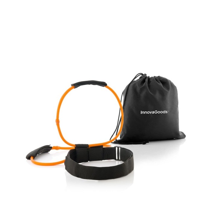 Ceinture avec bandes de résistance pour les fessiers et guide d'exercices Bootrainer InnovaGoods