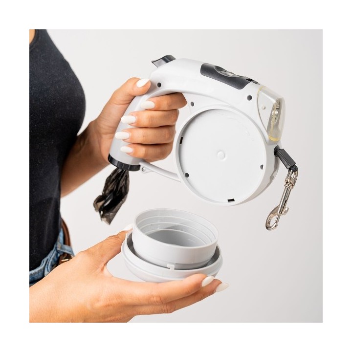 Laisse de chien rétractable 6 en 1 Leashic InnovaGoods