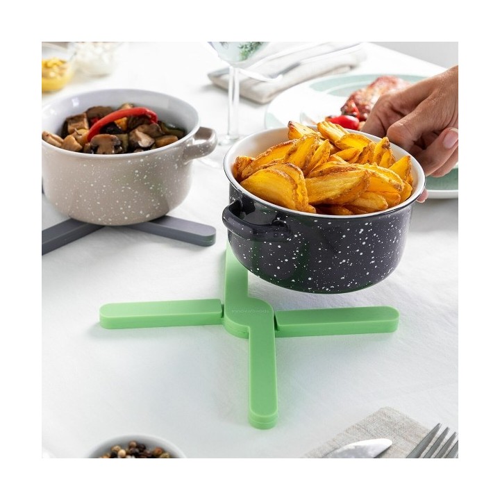 Dessous de plat Individuels Pliables en Silicone Folvet InnovaGoods 2 Unités