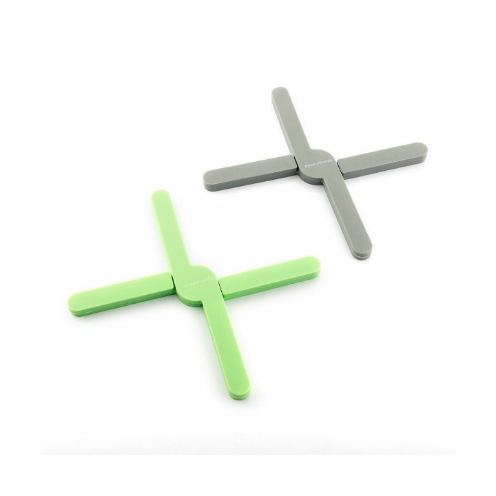 Dessous de plat Individuels Pliables en Silicone Folvet InnovaGoods 2 Unités