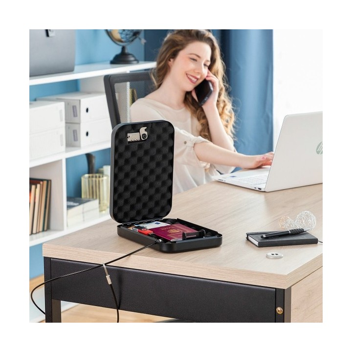 Coffre Fort Portable avec Câble de Sécurité Prisaven InnovaGoods