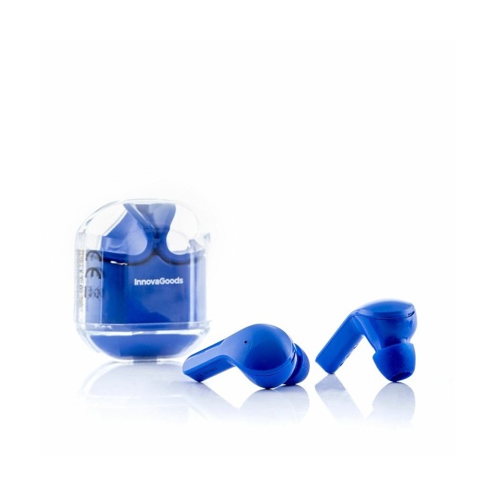Écouteurs Sans Fil avec Étui de Charge Blue InnovaGoods