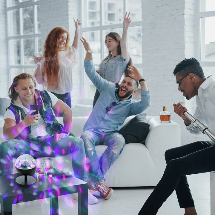 Projecteur LED Rechargeable avec Haut parleur Istarlyt InnovaGoods