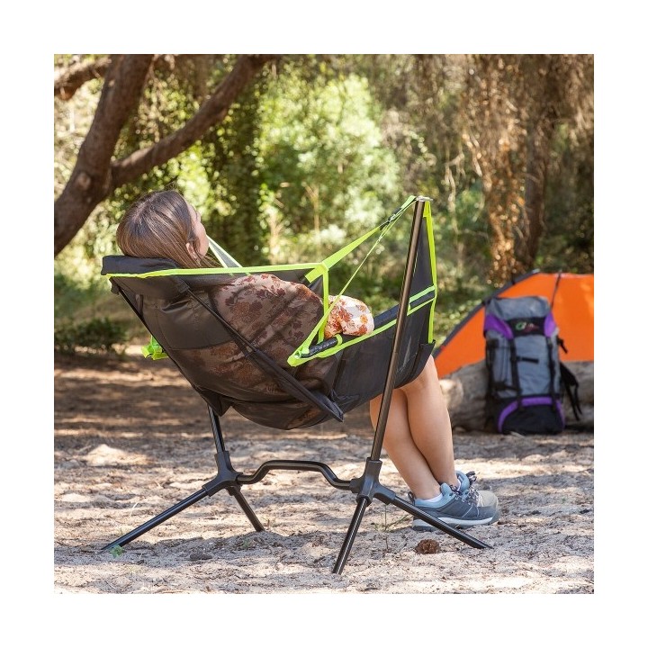 Chaise Pliable de Camping à Bascule Kamprock InnovaGoods