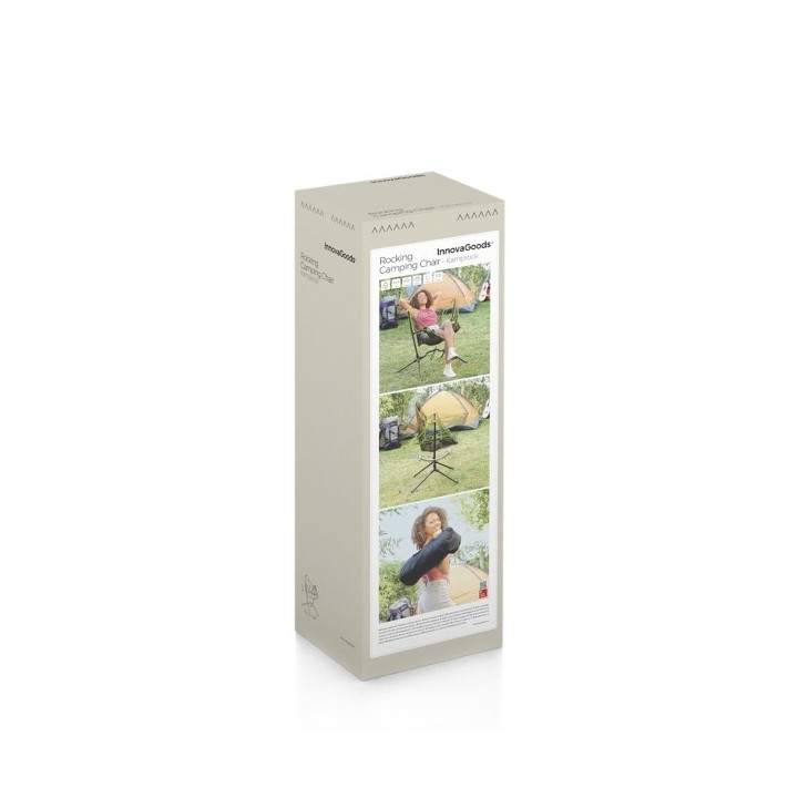 Chaise Pliable de Camping à Bascule Kamprock InnovaGoods
