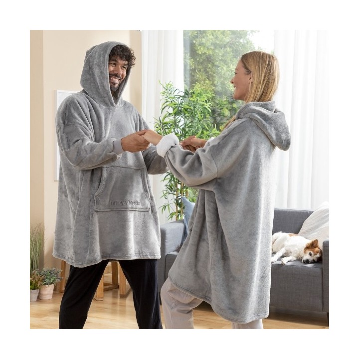 Couverture à Manches Sweat shirt Oversize avec Polaire Swug InnovaGoods