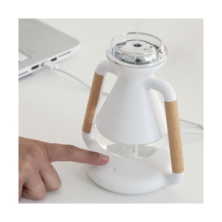 Humidificateur Diffuseur d'Arômes et Chargeur Sans Fil 3 en 1 Misvolt InnovaGoods